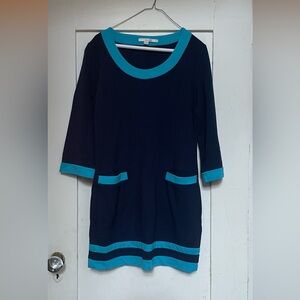 Boden retro style blue mini dress size 8 US (12 UK)
